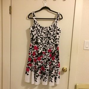 Fit and flair summer dress